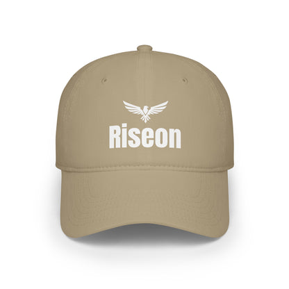 Riseon Eagle Logo Baseball Cap — Embroidered Motivational Dad Hat